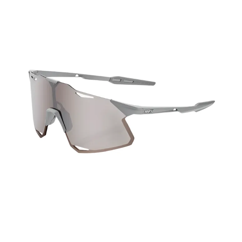 100% HYPERCRAFT - Matte Stone Gray - HiPER Silver Mirror Lens - 60000-00004
