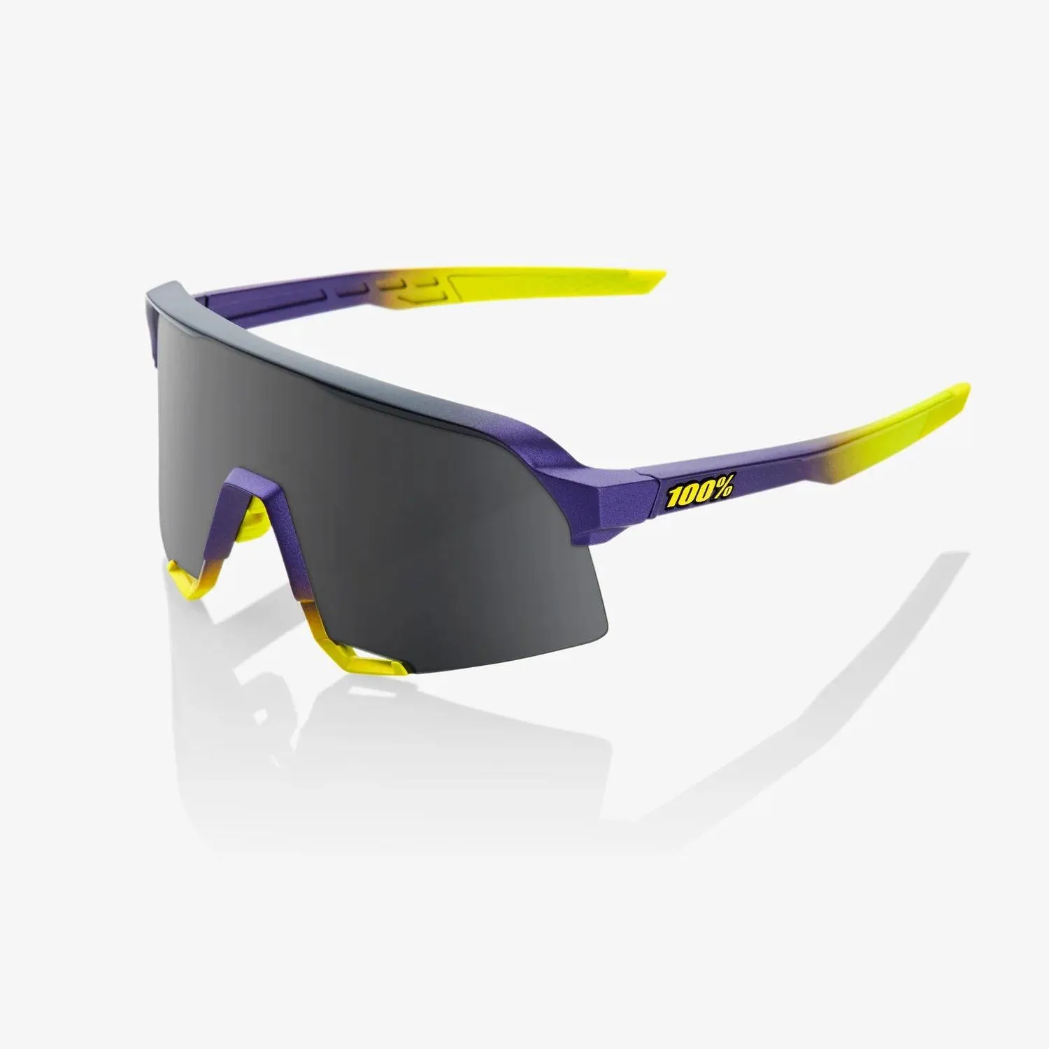 100 Percent Sunglasses - S3 - Matte Metallic Digital Brights - Smoke Lens