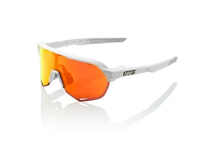 100% S2 Sunglasses Soft Tact Off White