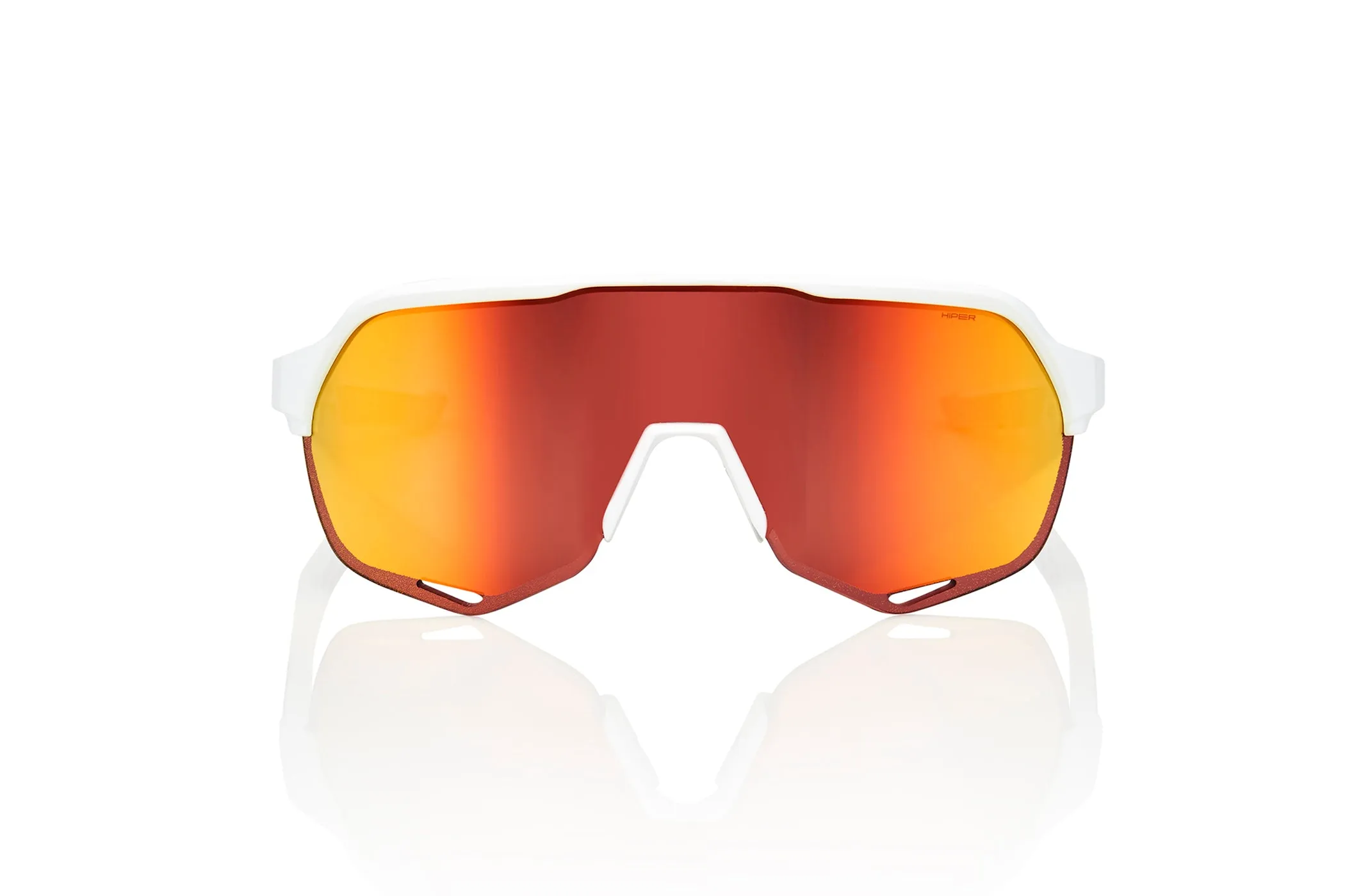 100% S2 Sunglasses Soft Tact Off White