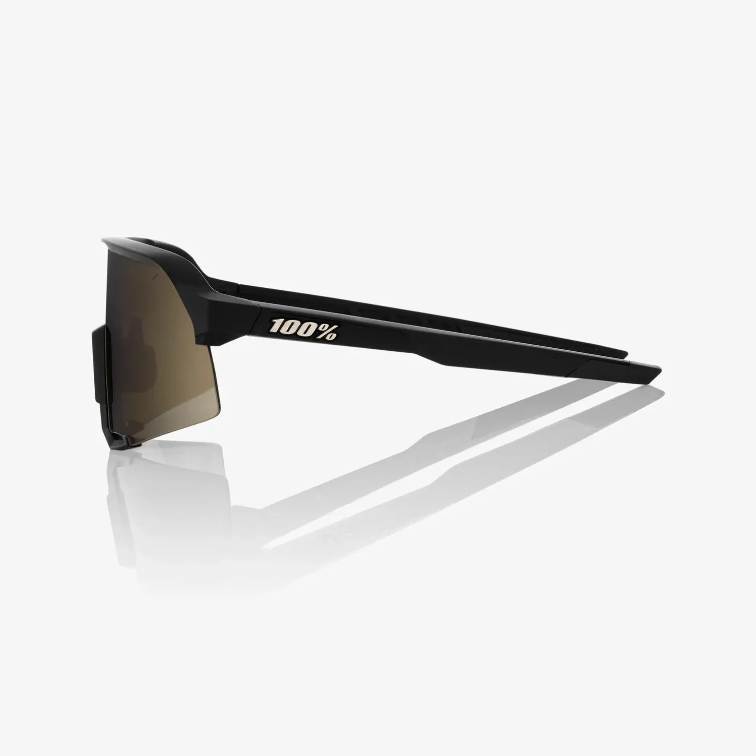 100% - S3® Soft Tact Black - Soft Gold Mirror Lens