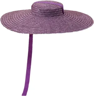 15Cm Wide Brim Straw Hat Flat Top Summer Beach Hat Women Ribbon Flat Top Hat Sun Hat