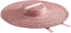 15Cm Wide Brim Straw Hat Flat Top Summer Beach Hat Women Ribbon Flat Top Hat Sun Hat