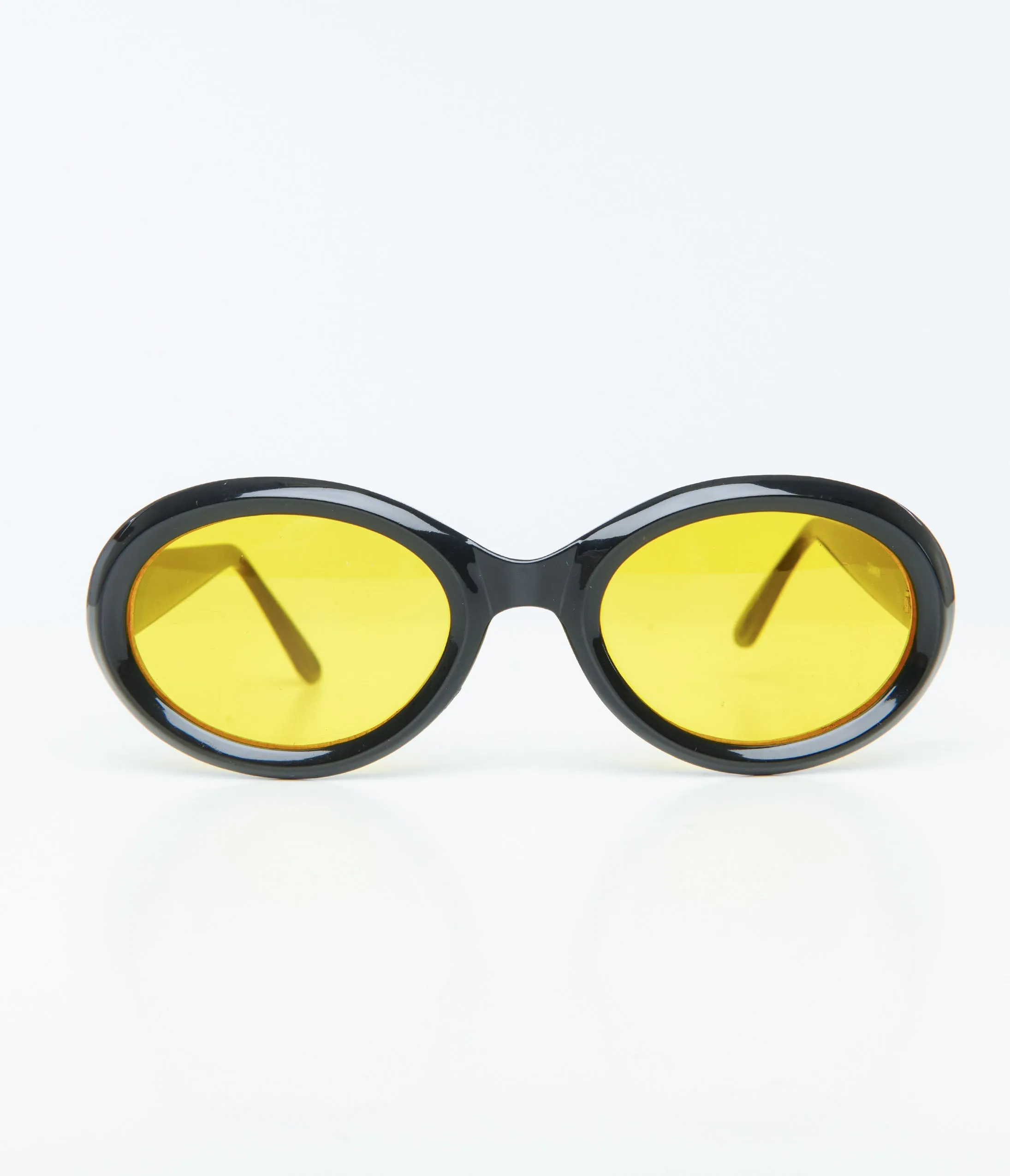 1970s Black Oval Roc Sunglasses