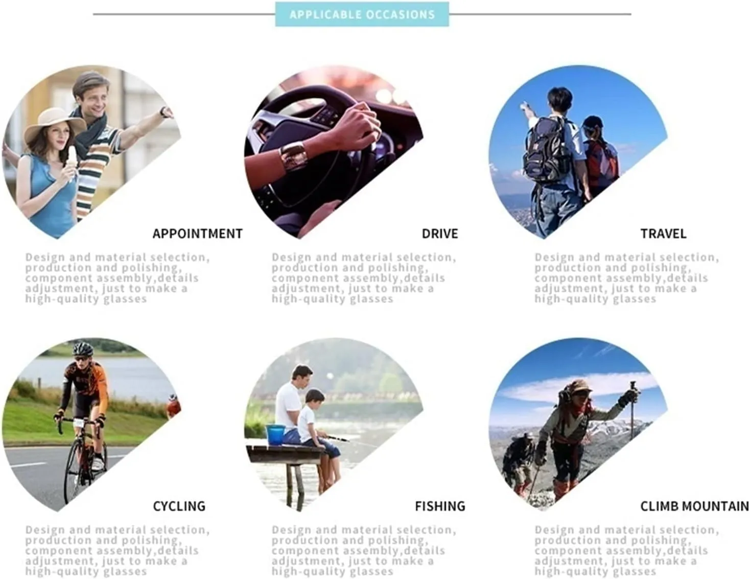 2025 Fashion Large Frame Cat Eye Sunglasses Men and Women Outdoor Vacation Decorative Sunglasses