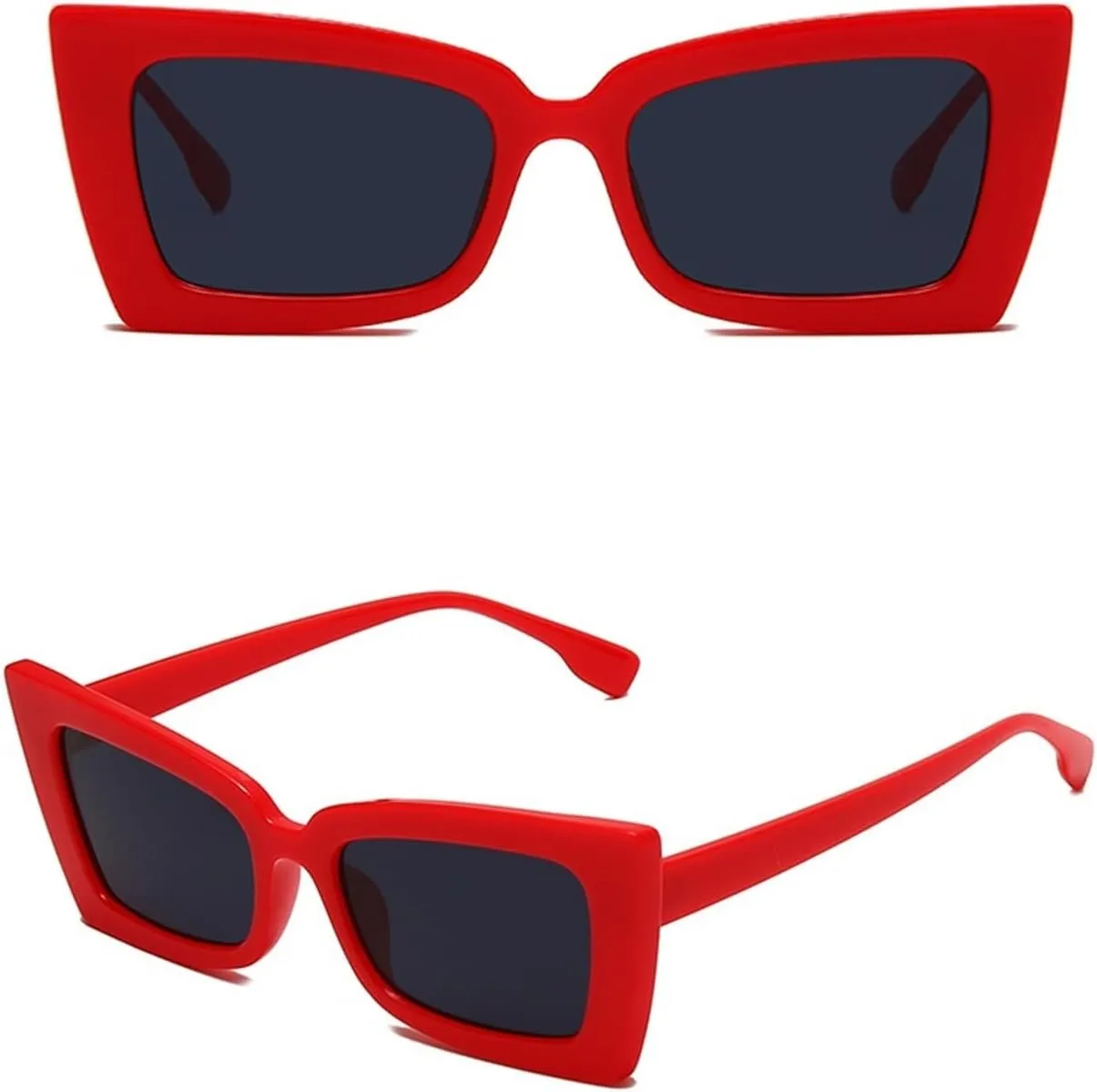 2025 Fashion Large Frame Cat Eye Sunglasses Men and Women Outdoor Vacation Decorative Sunglasses