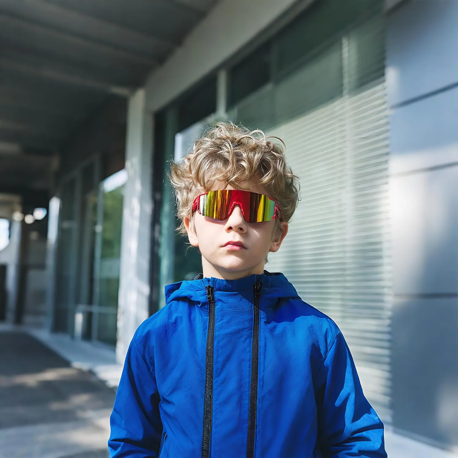 2PACK Kids Youth Baseball Sunglasses,Sports Sunglasses for Boys Girls,cycling Running Golf glasses