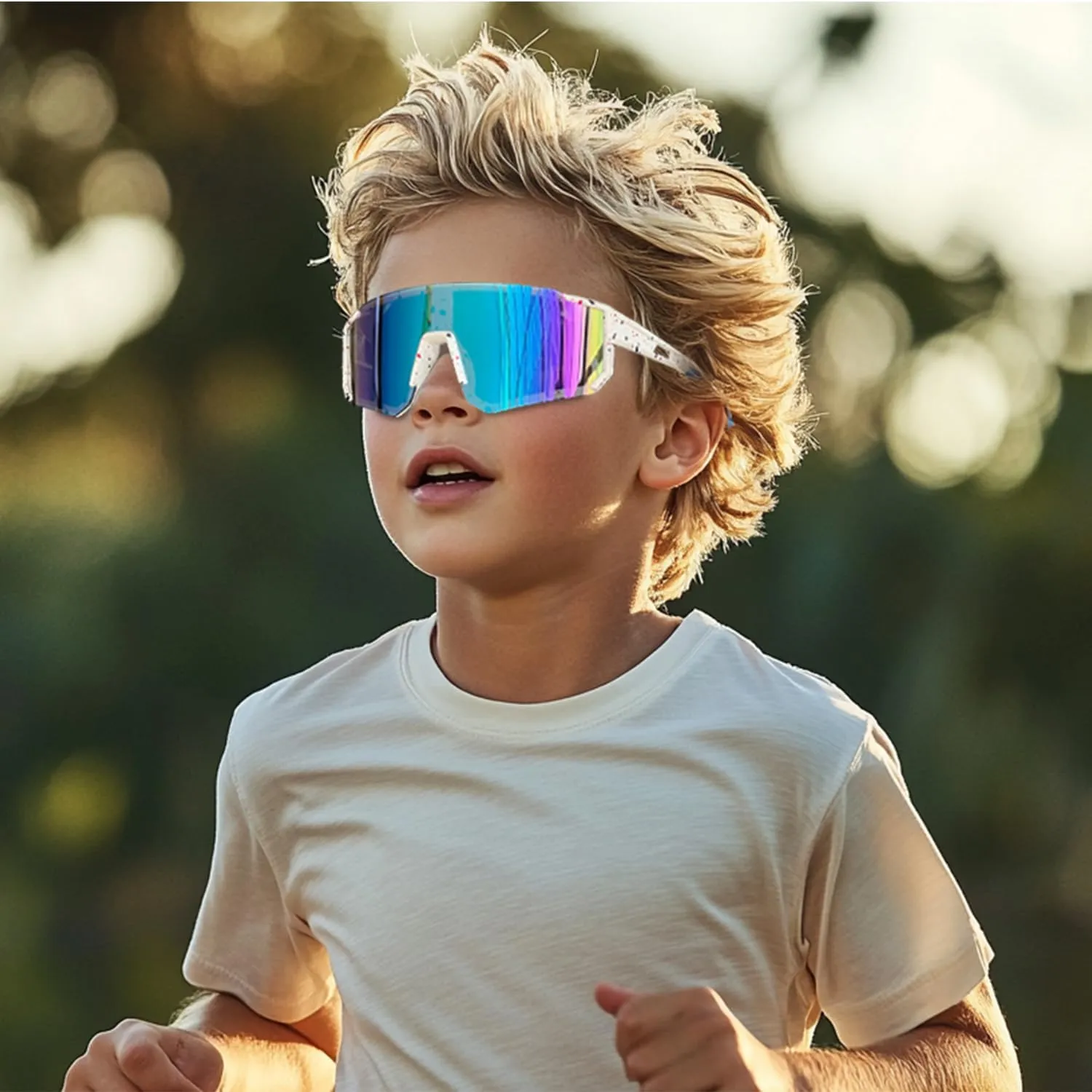 2PACK Kids Youth Baseball Sunglasses,Sports Sunglasses for Boys Girls,cycling Running Golf glasses