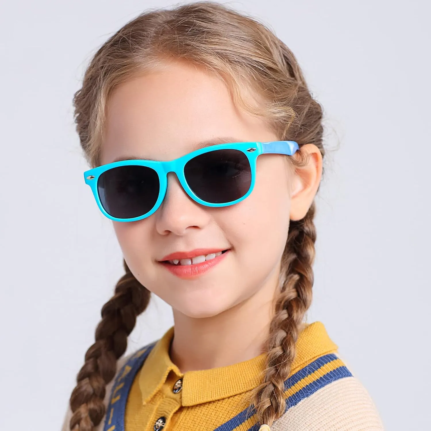 3 Pack kids sunglasses for Boys Girls Kids Polarized Sunglasses
