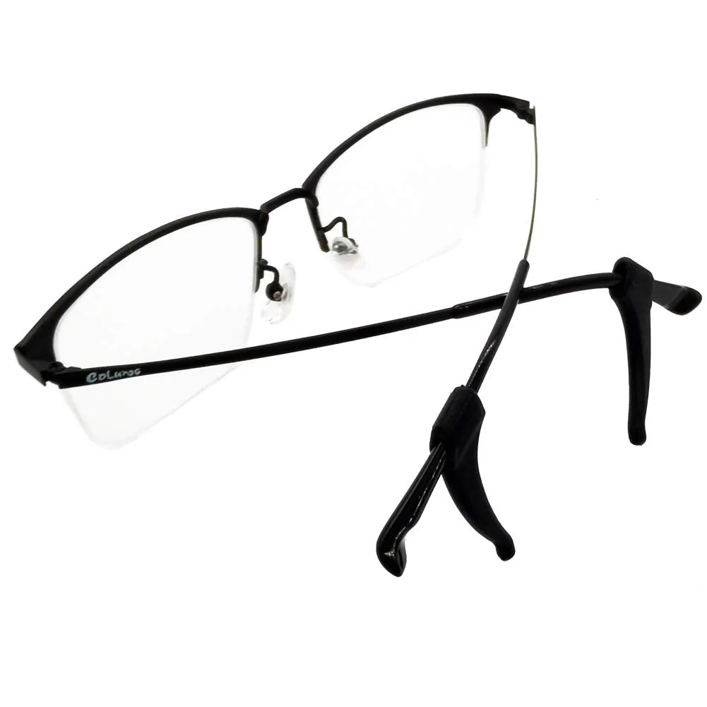 3 Pairs Anti-Slip Ear Hook Grip Glasses Accessories Ear Hook Eyeglass Temple Tip for Sunglasses and Glasses (Black) Black