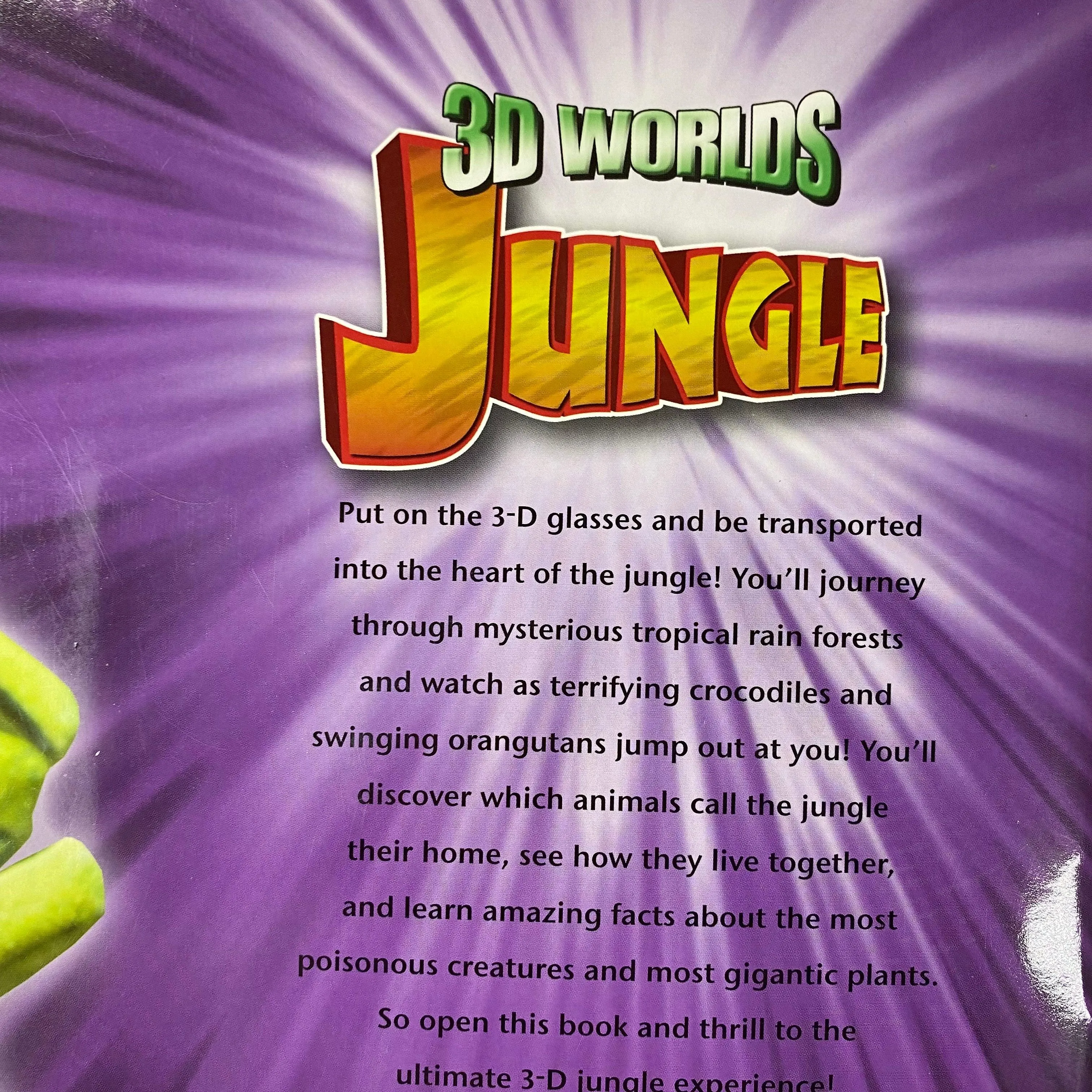 3D Worlds Jungle - [With 3-D Glasses]