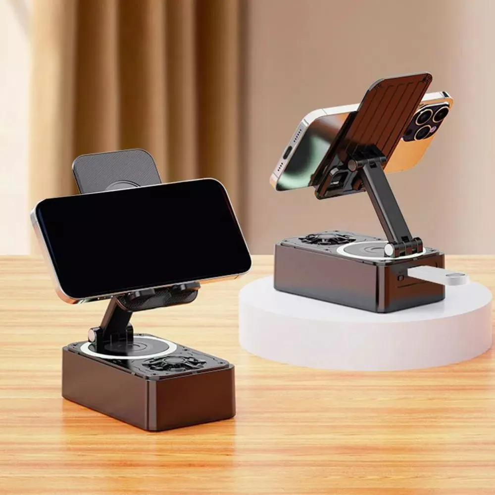 4-in-1 Phone Stand with Bluetooth Speaker