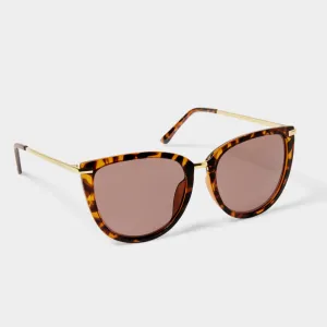 (4) Katie Loxton Sardinia Tortoiseshell Sunglasses