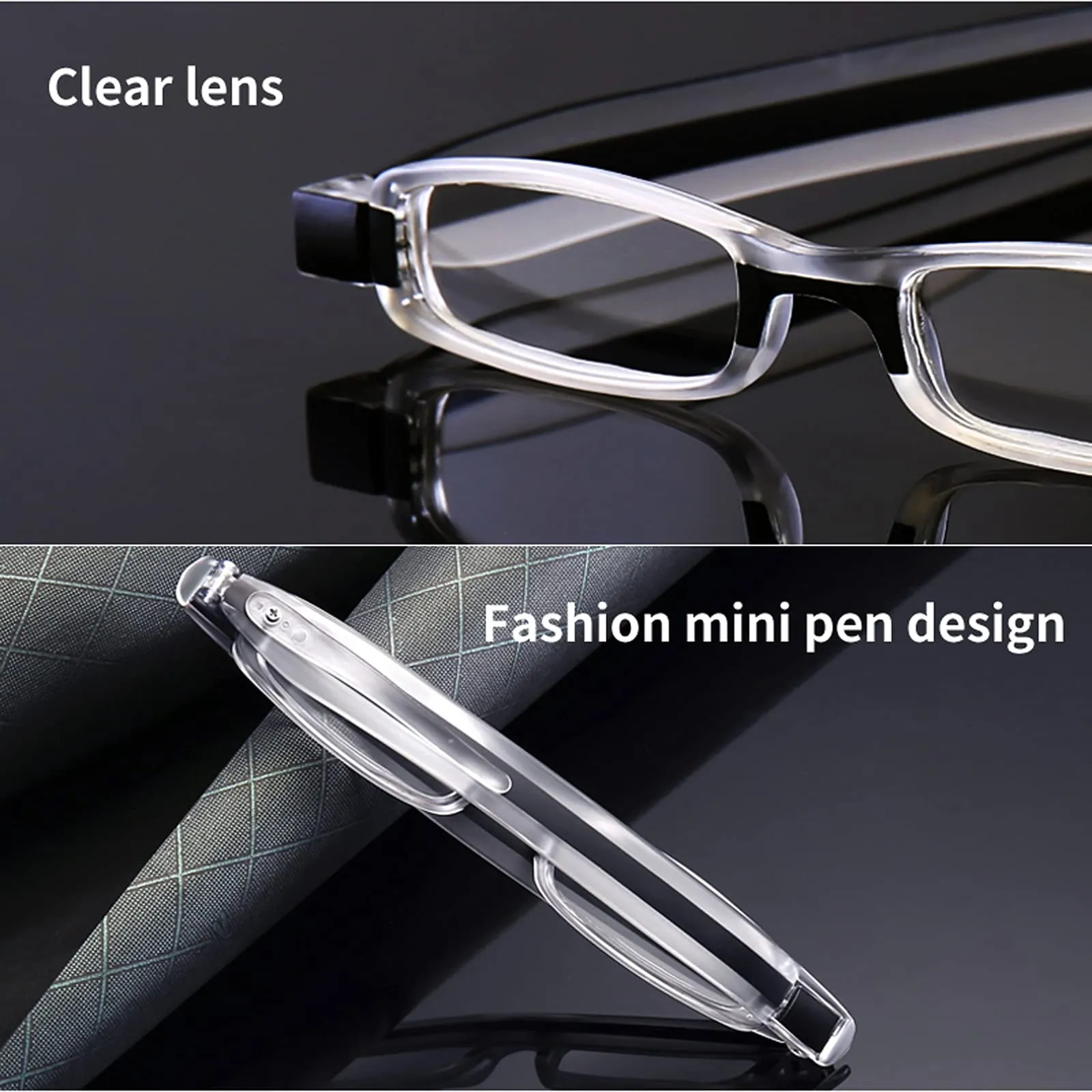 4 Pack Reading Glasses Readers for Men and Women 360° Rotating Portable Scratch Proof Folding Mini Lightweight Eyeglasses 4 Pairs Mixed Colors 2.5 x