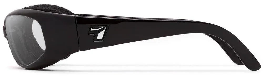 7eye by Panoptx Chubasco Glossy Black Clear Sunglasses
