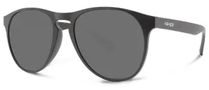 Abaco Men's Logan Matte Black/Grey Polarized Sunglasses