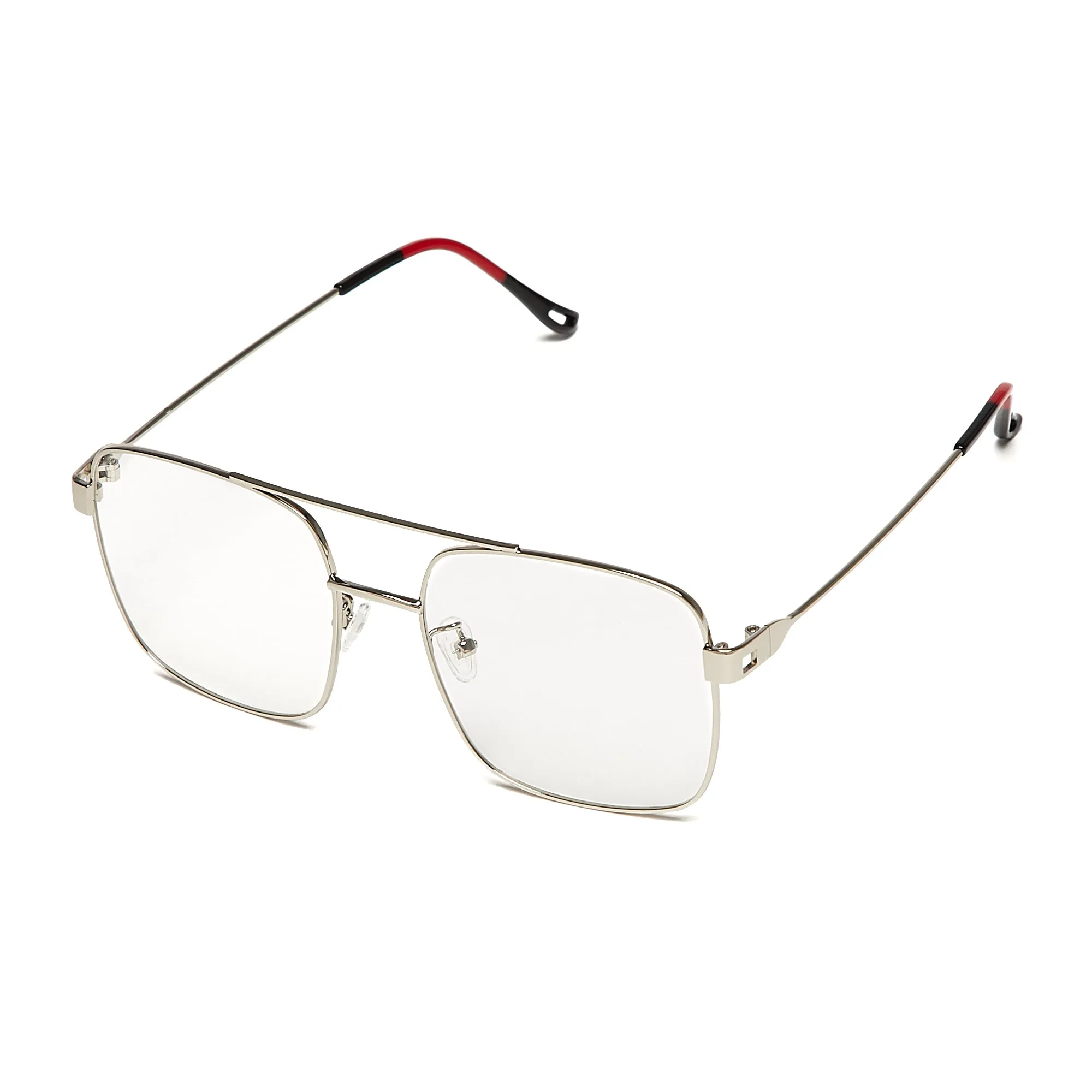 ABRAHAM (Size 54) UV-Protected Mens Vintage Oversized-Square 70s Eyeglasses