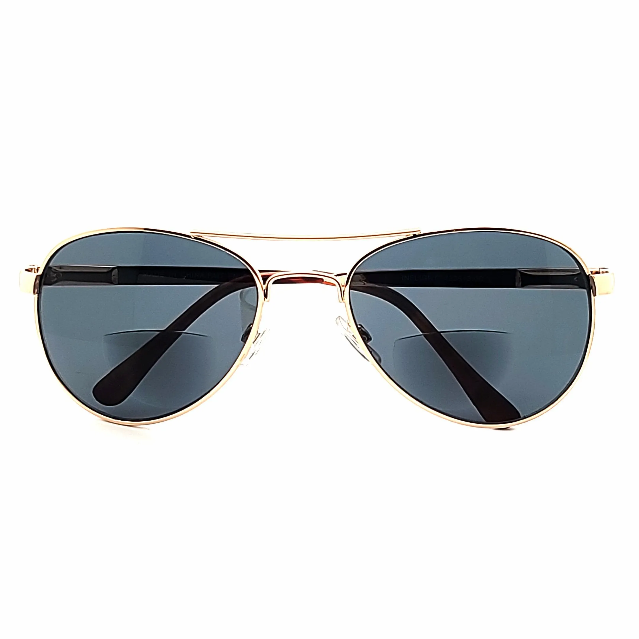 Ace Metal Aviator Bifocal Reading Sunglasses