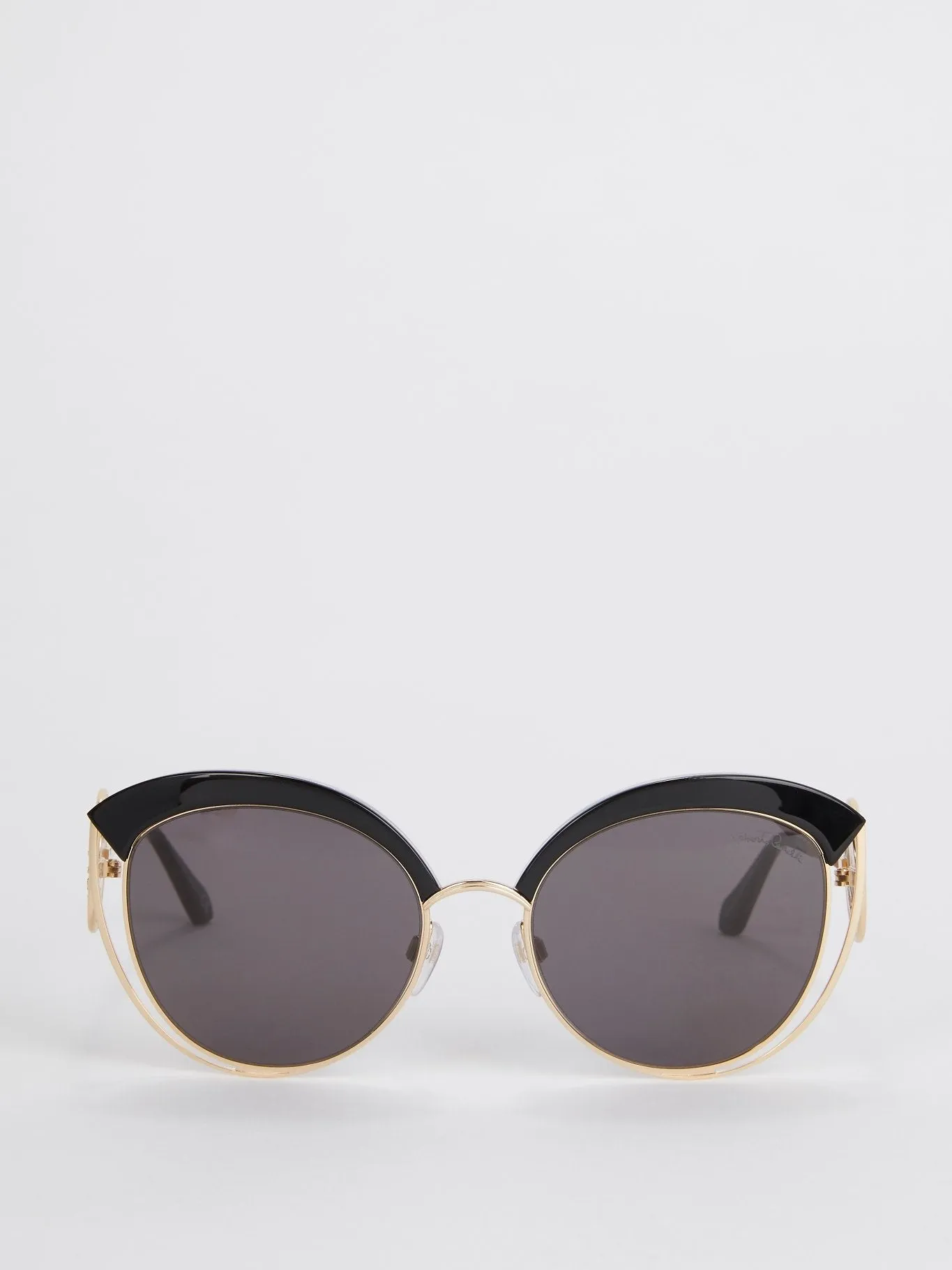 Acetate Cat Eye Logo Sunglasses