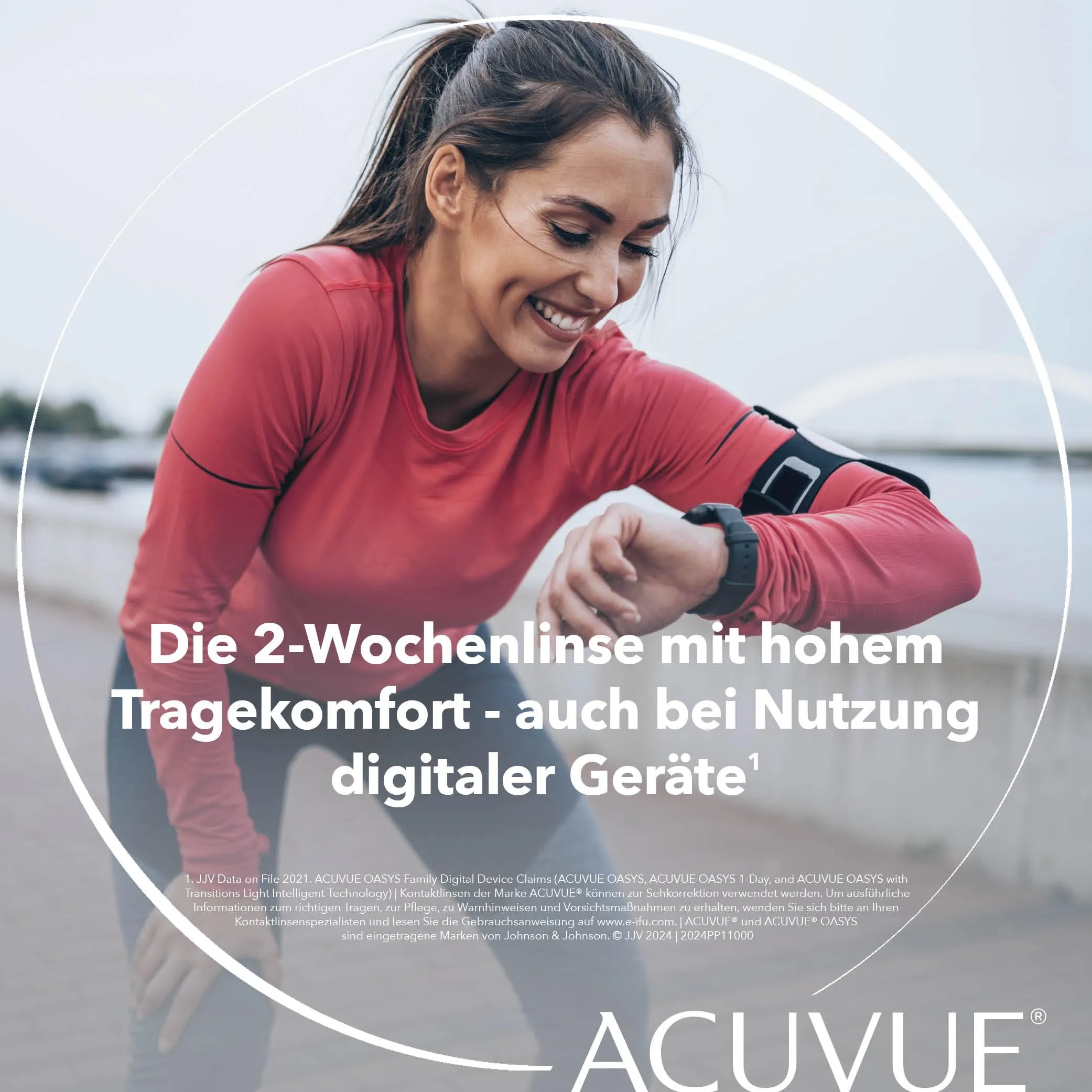 ACUVUE OASYS contact lenses - 2-week lenses for day and night with 3.75 dpt and BC 8.4 - UV protection, protection against drying out & extremely comfortable to wear - 6 lenses