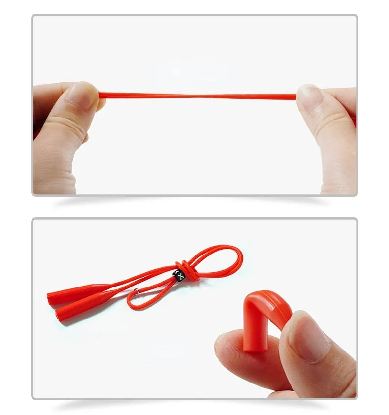 Adjustable Elastic Silicone Eyeglasses Straps(3pcs)