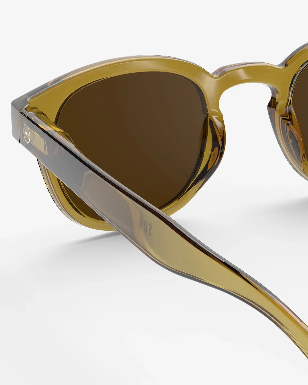 Adult Shape #C The Retro - Golden Green - نظارات