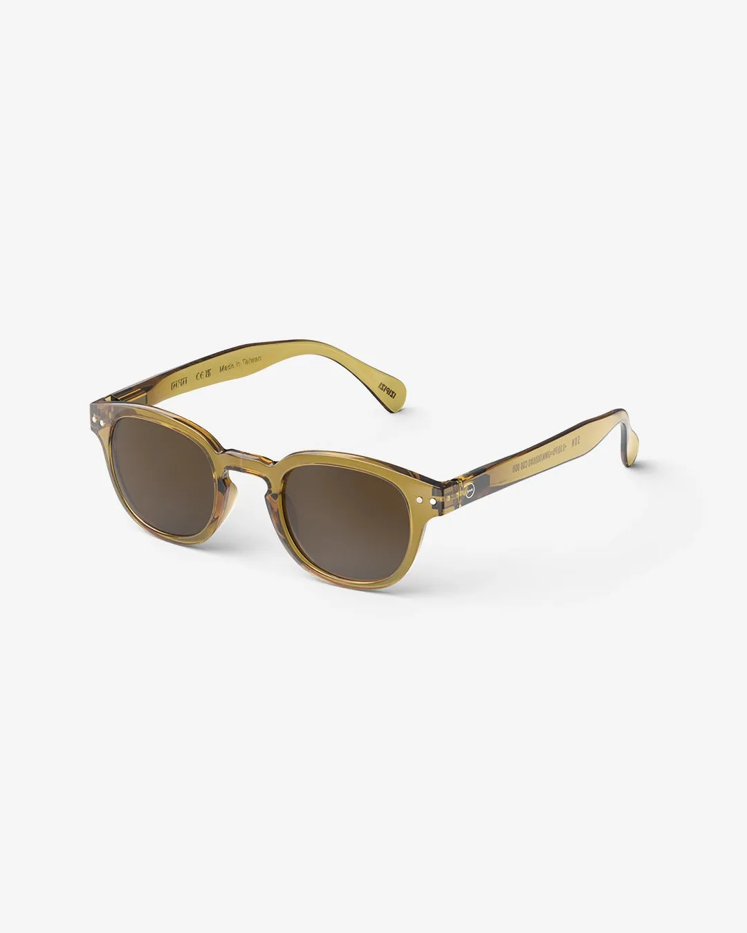 Adult Shape #C The Retro - Golden Green - نظارات