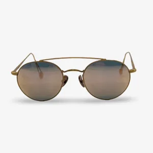 Ahlem Gold Metal Frame Sunglasses