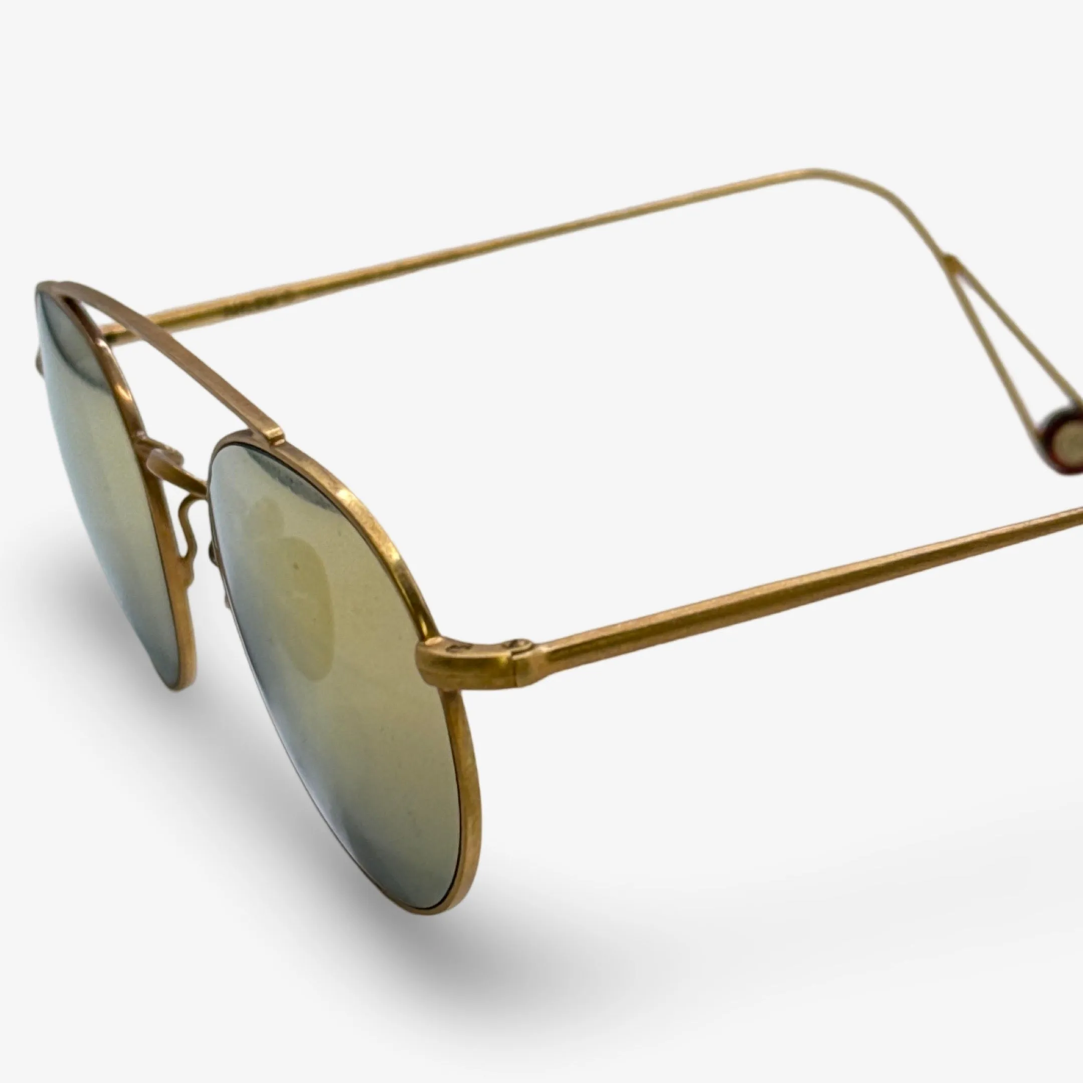 Ahlem Gold Metal Frame Sunglasses