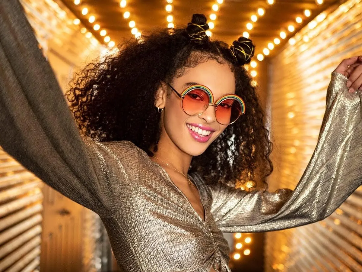 A.J. Morgan Rainbow-Sunglasses Round