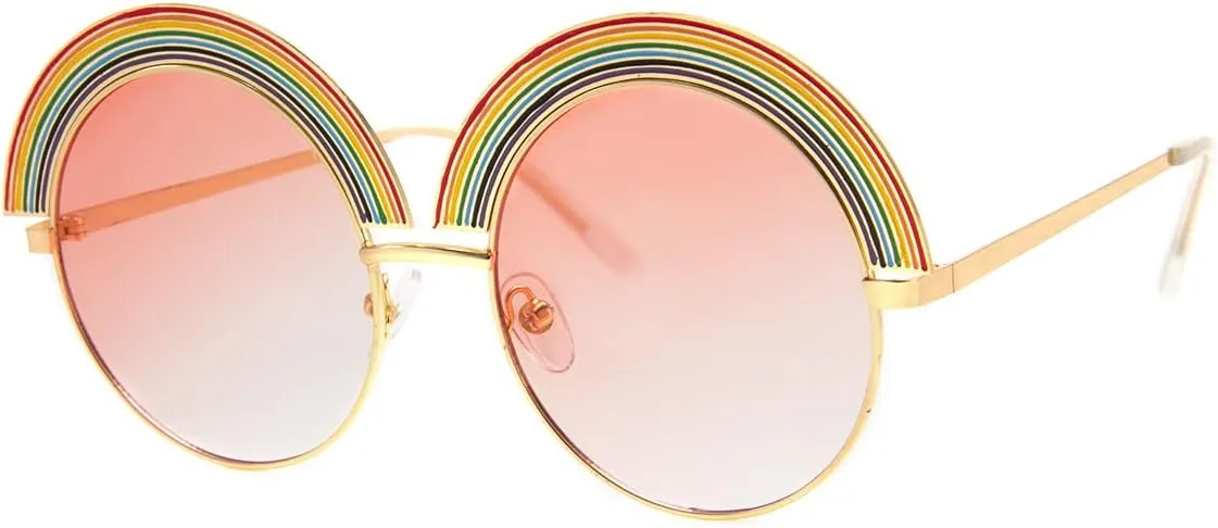 A.J. Morgan Rainbow-Sunglasses Round