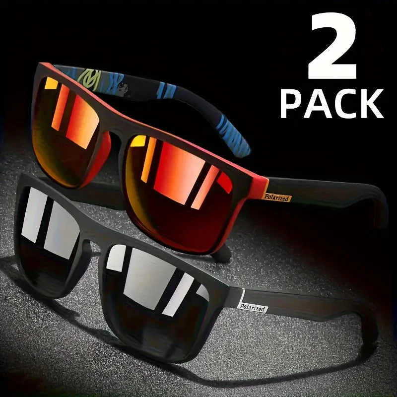 ALR™ 2pcs Square Polarized Sunglasses