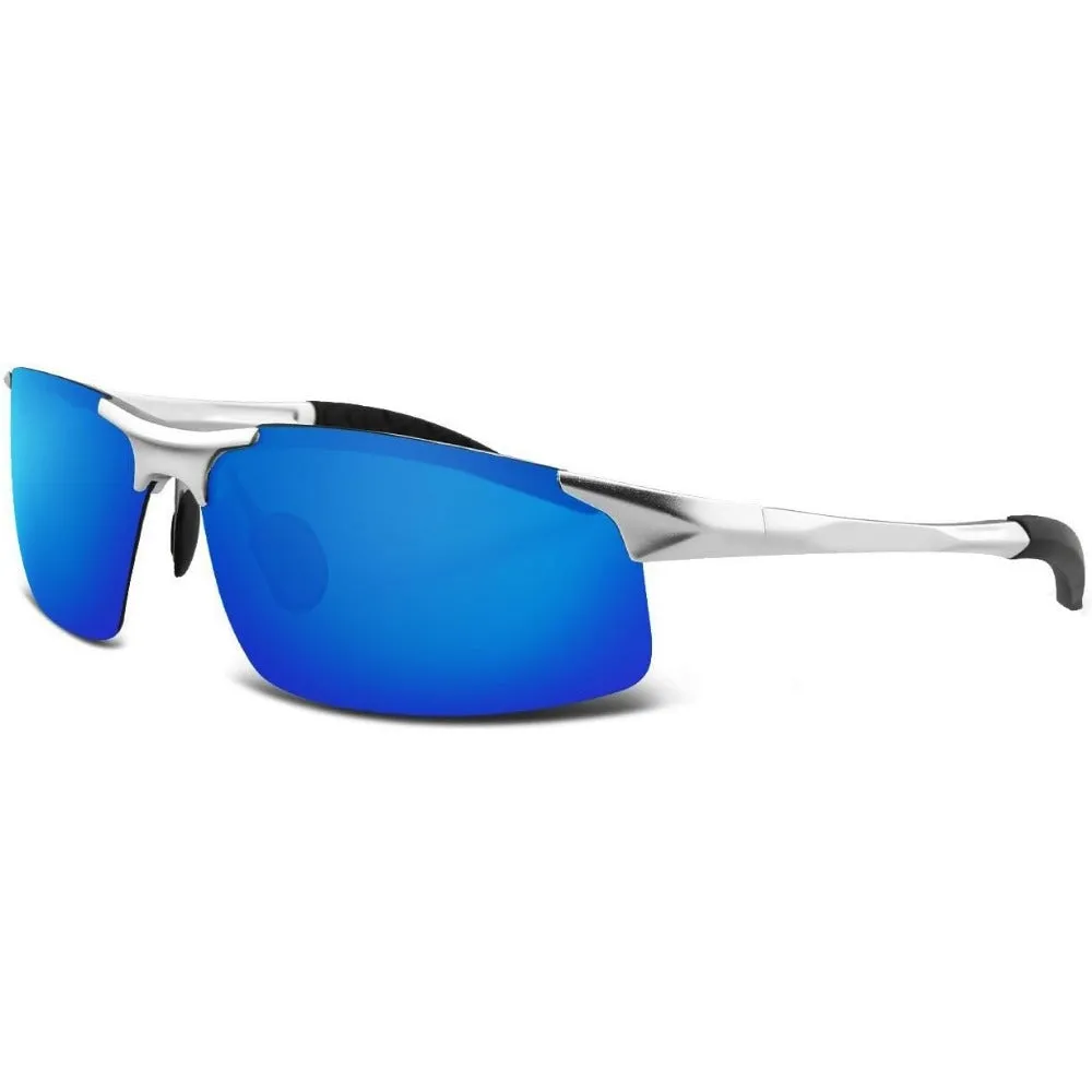 Aluminum-Magnesium Polarized Sports Driving Sunglasses A8177