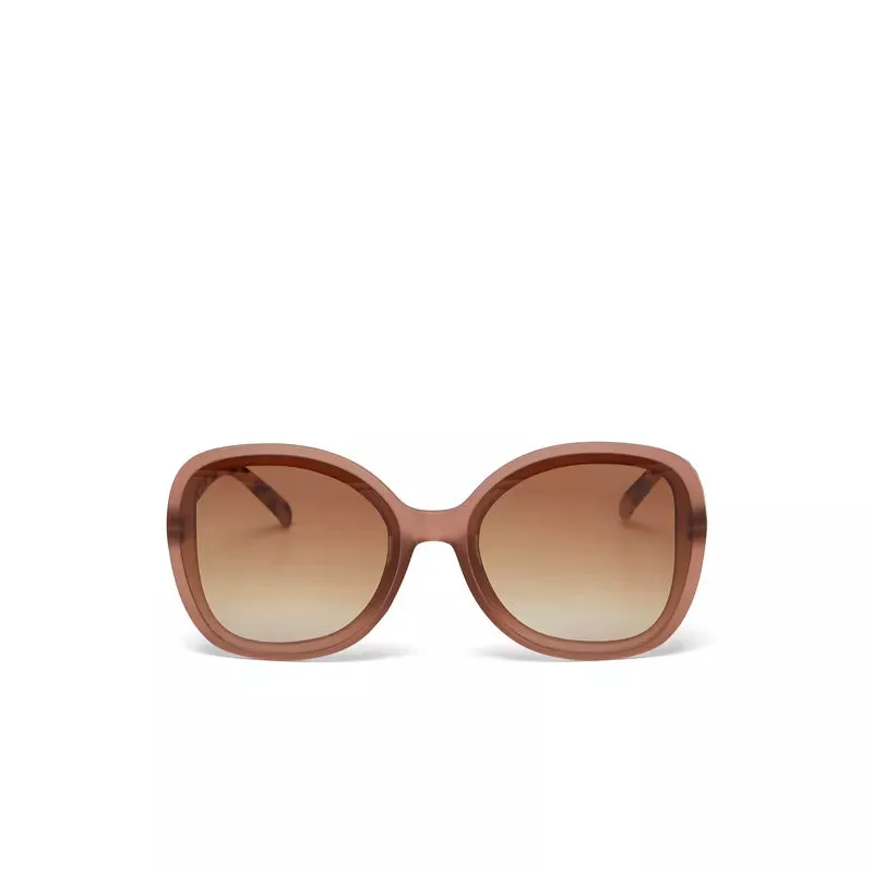 ANNA BUTTERFLY SUNGLASSES - Pink Havana