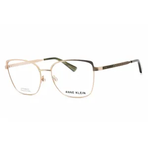 Anne Klein Women's Eyeglasses - Gold Cat Eye Full Rim Metal Frame | AK5094 710