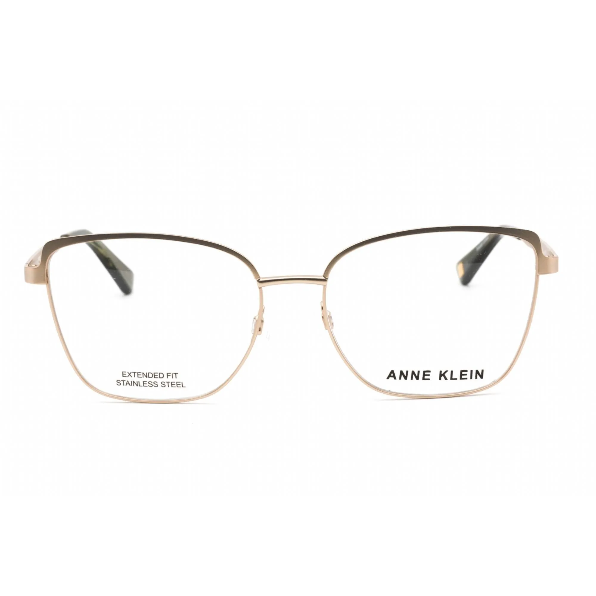 Anne Klein Women's Eyeglasses - Gold Cat Eye Full Rim Metal Frame | AK5094 710