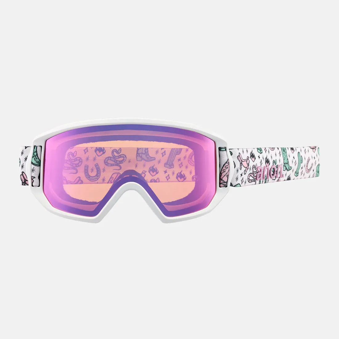 ANON Relapse Jr. Goggle   MFI Facemask 2025 - Western/Pink Amber