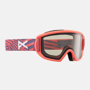 ANON Relapse Jr. Goggle   MFI Facemask 2025 - Zig Zag/Smoke