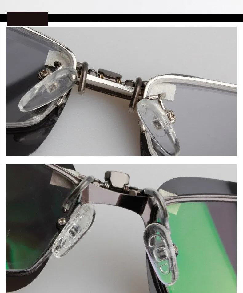 Anti-UVA UVB Night Vision Lens Driving Unisex Polarized Clip On Sunglasses
