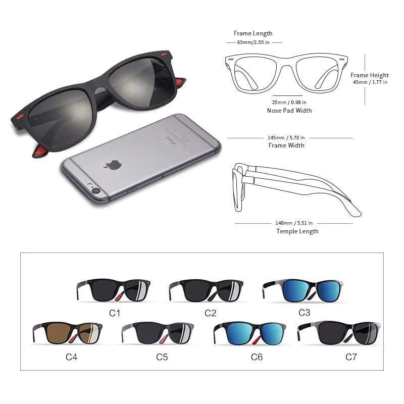 AOFLY Mens Polarized Sunglasses