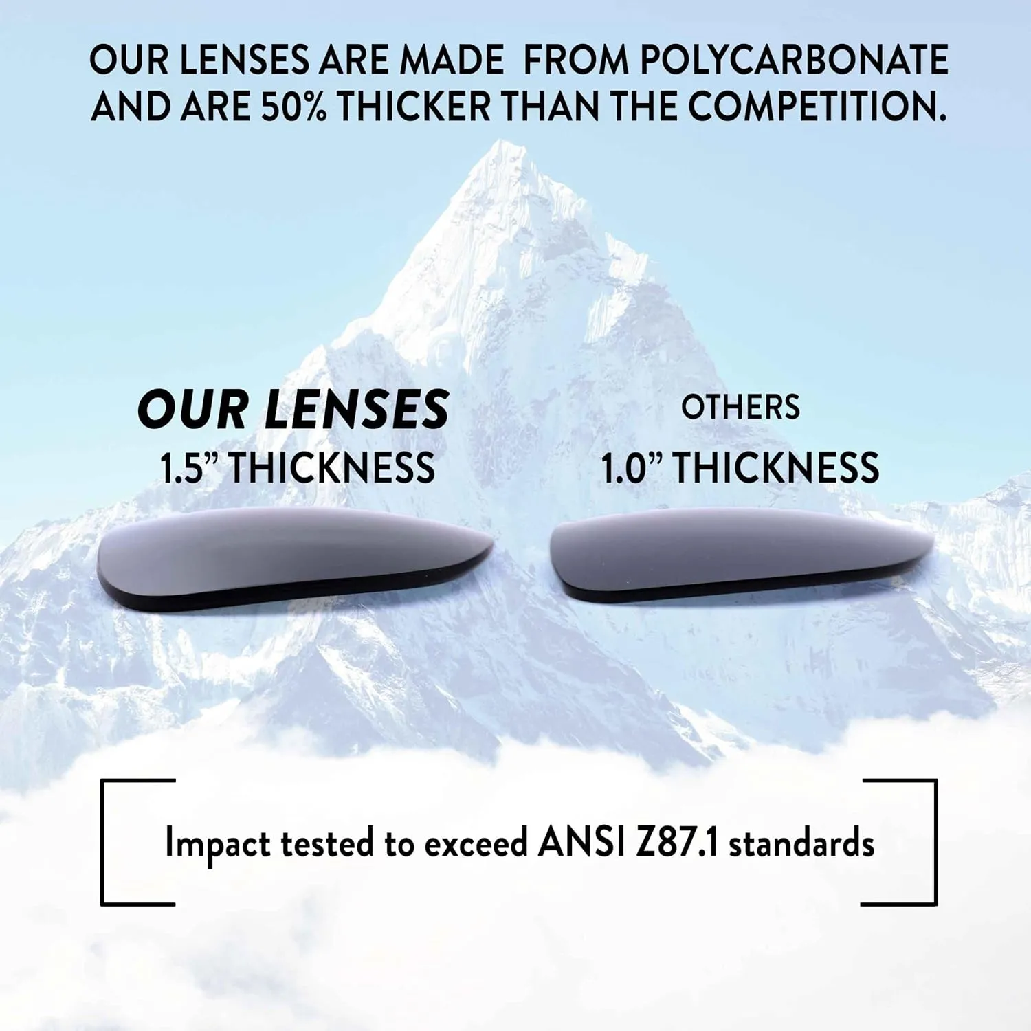 Apex Lenses Replacement Lenses for Johnny Fly Pilot Sunglasses