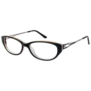 Aristar Women's Eyeglasses - Black Rectangular Full-Rim Frame | ARISTAR 18422 538