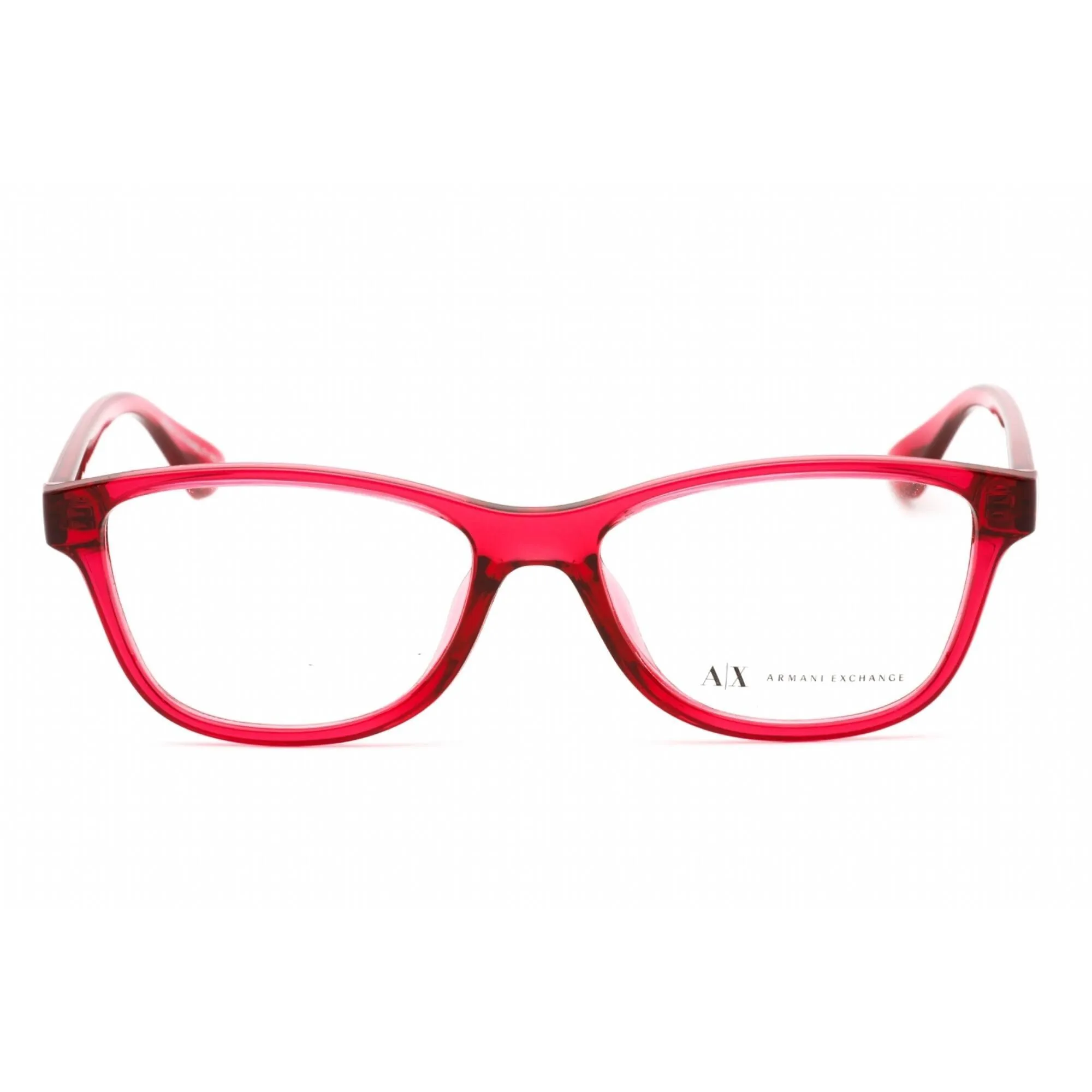 Armani Exchange Women's Eyeglasses - Transparent Pink Plastic Frame | 0AX3082U 8254