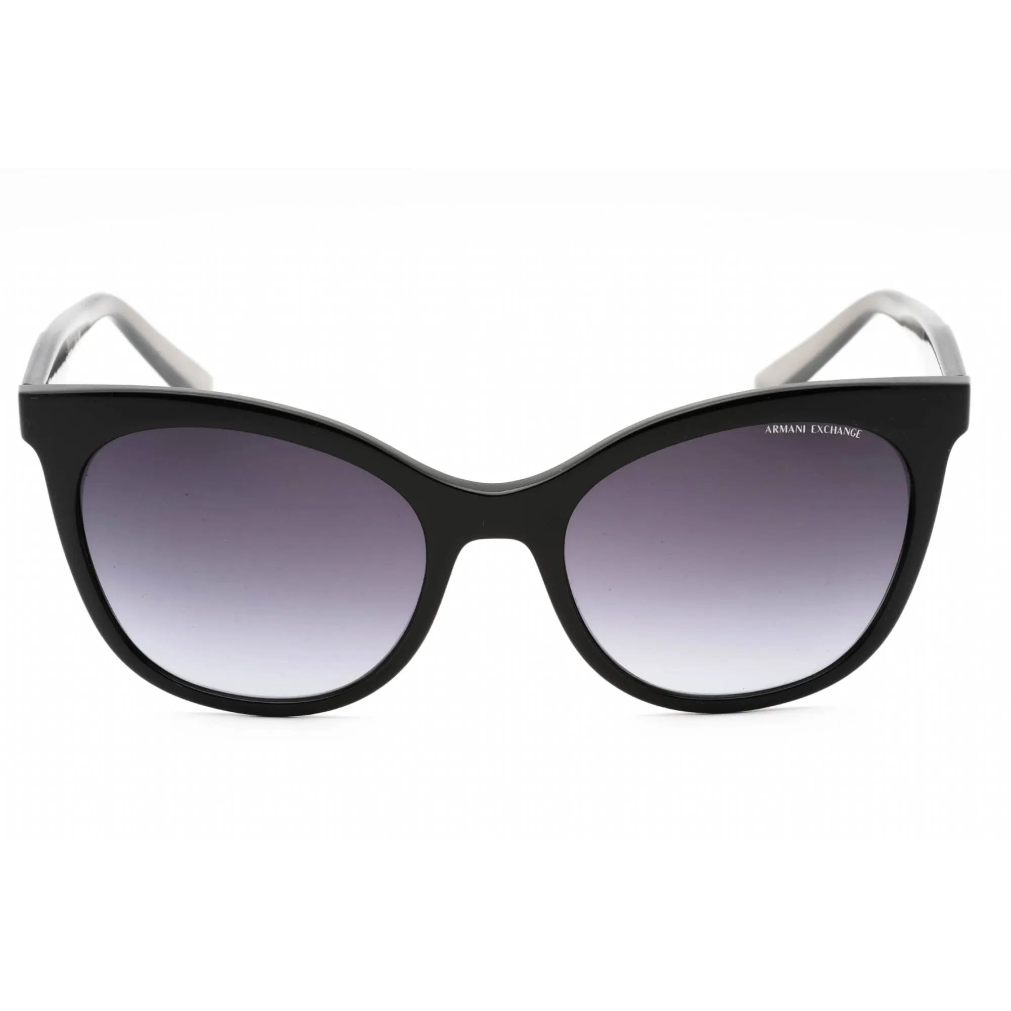 Armani Exchange Women's Sunglasses - Shiny Black Cat Eye Full Rim | 0AX4094S 81588G