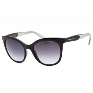Armani Exchange Women's Sunglasses - Shiny Black Cat Eye Full Rim | 0AX4094S 81588G