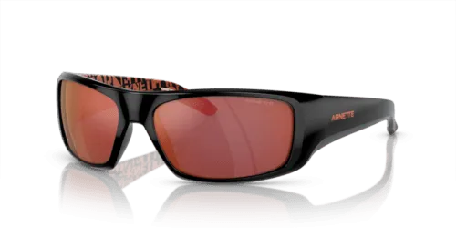 Arnette AN 4182 2189-6Q Hot Shot - Gloss Black-Red by Arnette for Men - 62-17-130 mm Sunglasses