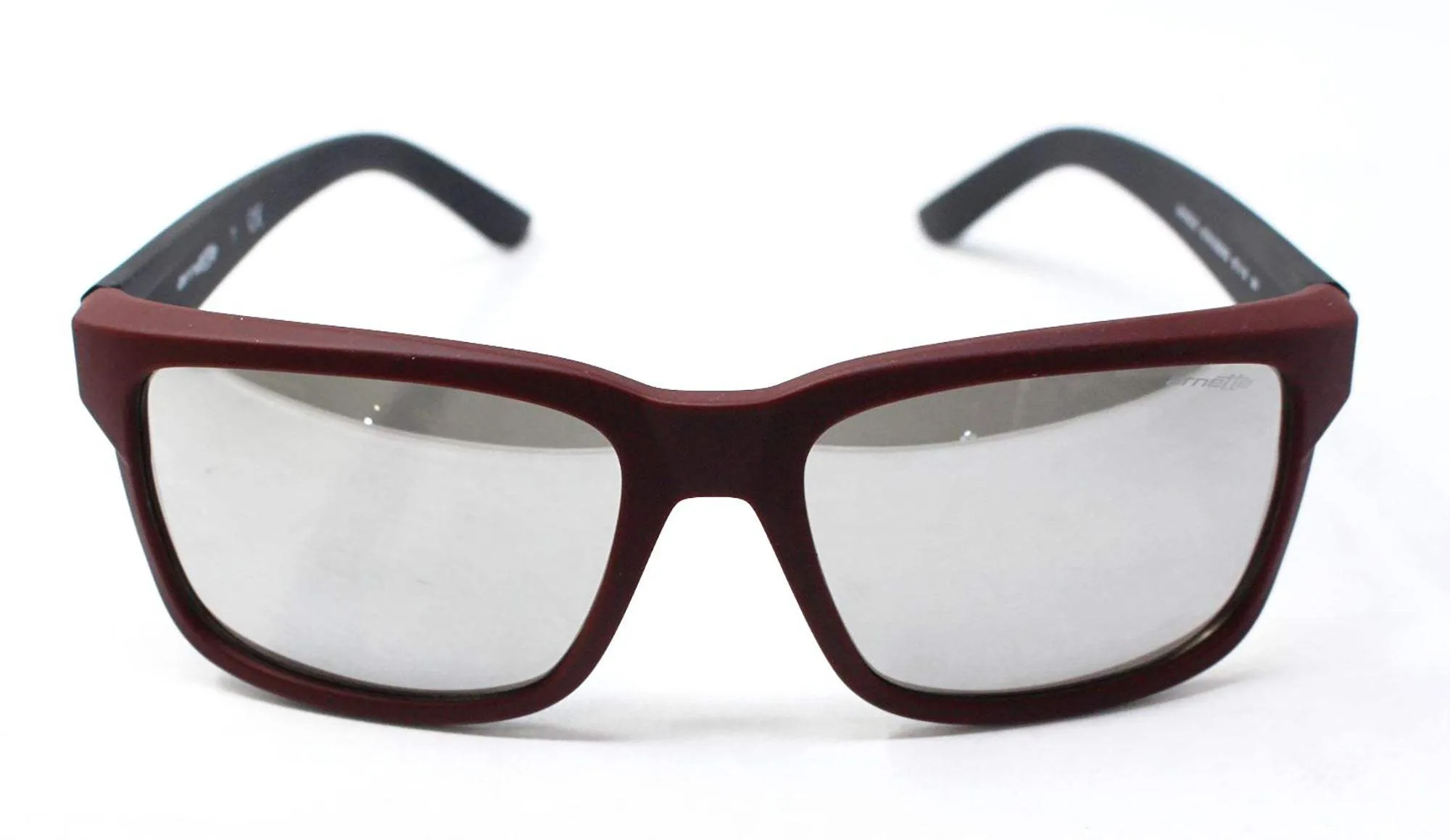 Arnette AN 4218 2325-6G Swindle - Fuzzy Burgundy-Silver by Arnette for Men - 57-18-140 mm Sunglasses