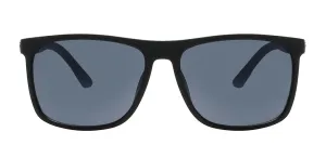 Asher Square Black Sunglasses
