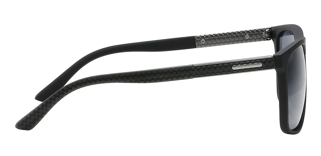 Asher Square Black Sunglasses