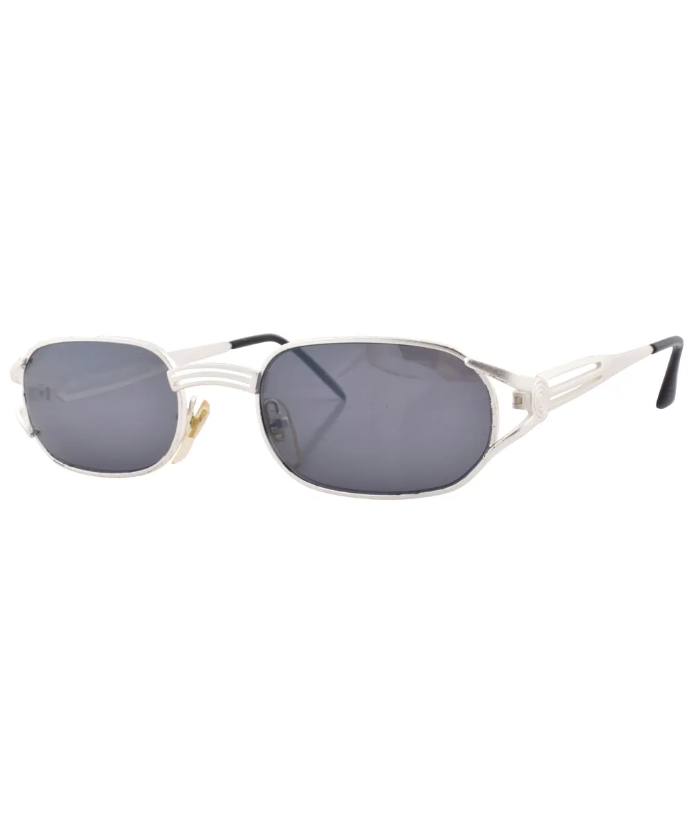 AUDIO Silver/Smoke Indie Sunglasses